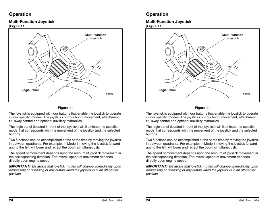 Operation | SkyTrak 3606 Operation Manual User Manual | Page 26 / 168