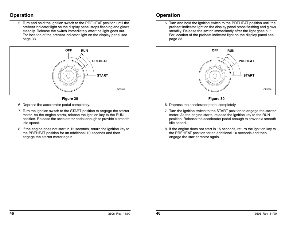 Operation | SkyTrak 3606 Operation Manual User Manual | Page 48 / 168