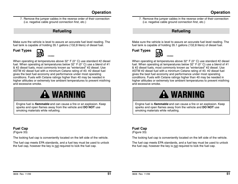 Warning | SkyTrak 3606 Operation Manual User Manual | Page 53 / 168