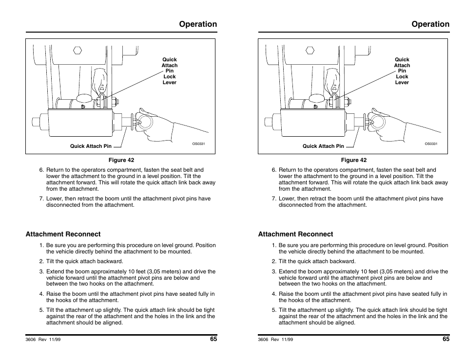 Operation | SkyTrak 3606 Operation Manual User Manual | Page 67 / 168