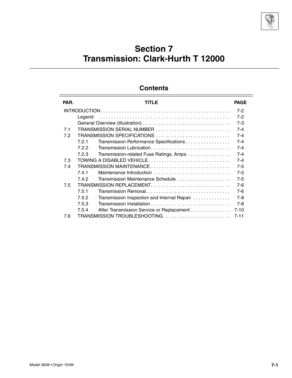 SkyTrak 3606 Service Manual User Manual | Page 135 / 412