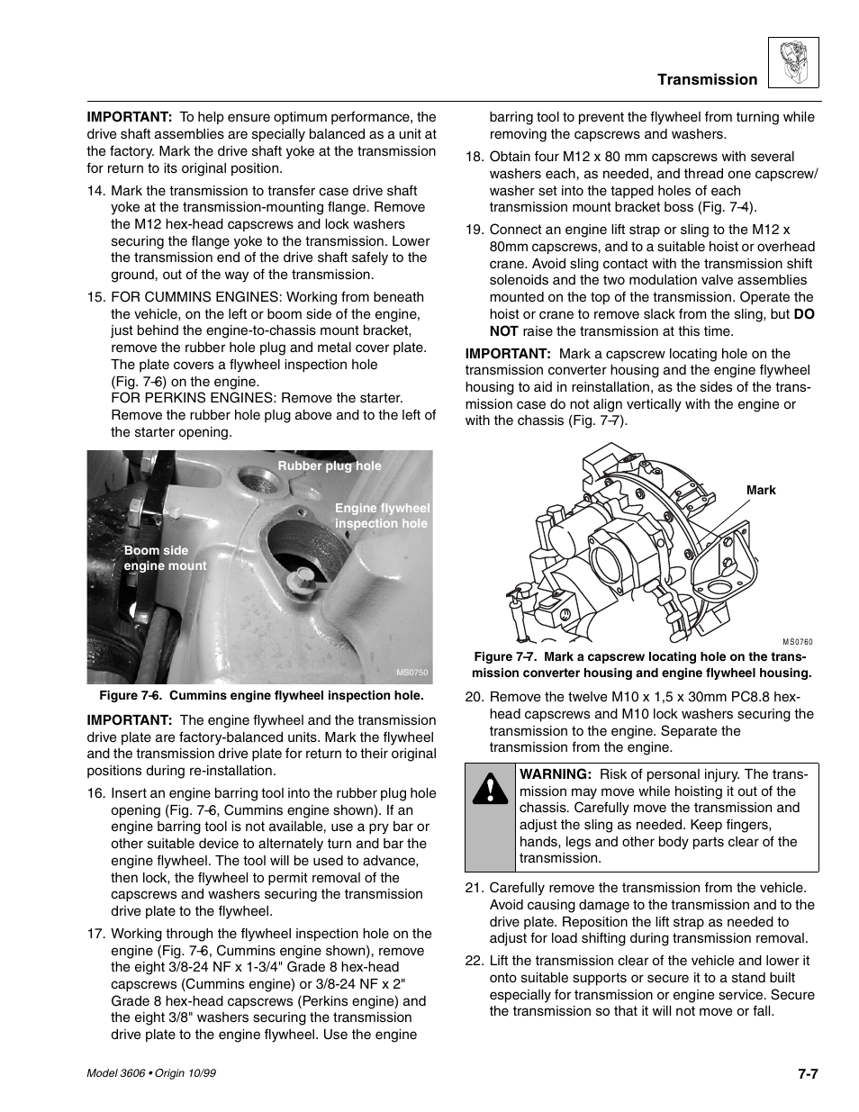 SkyTrak 3606 Service Manual User Manual | Page 141 / 412