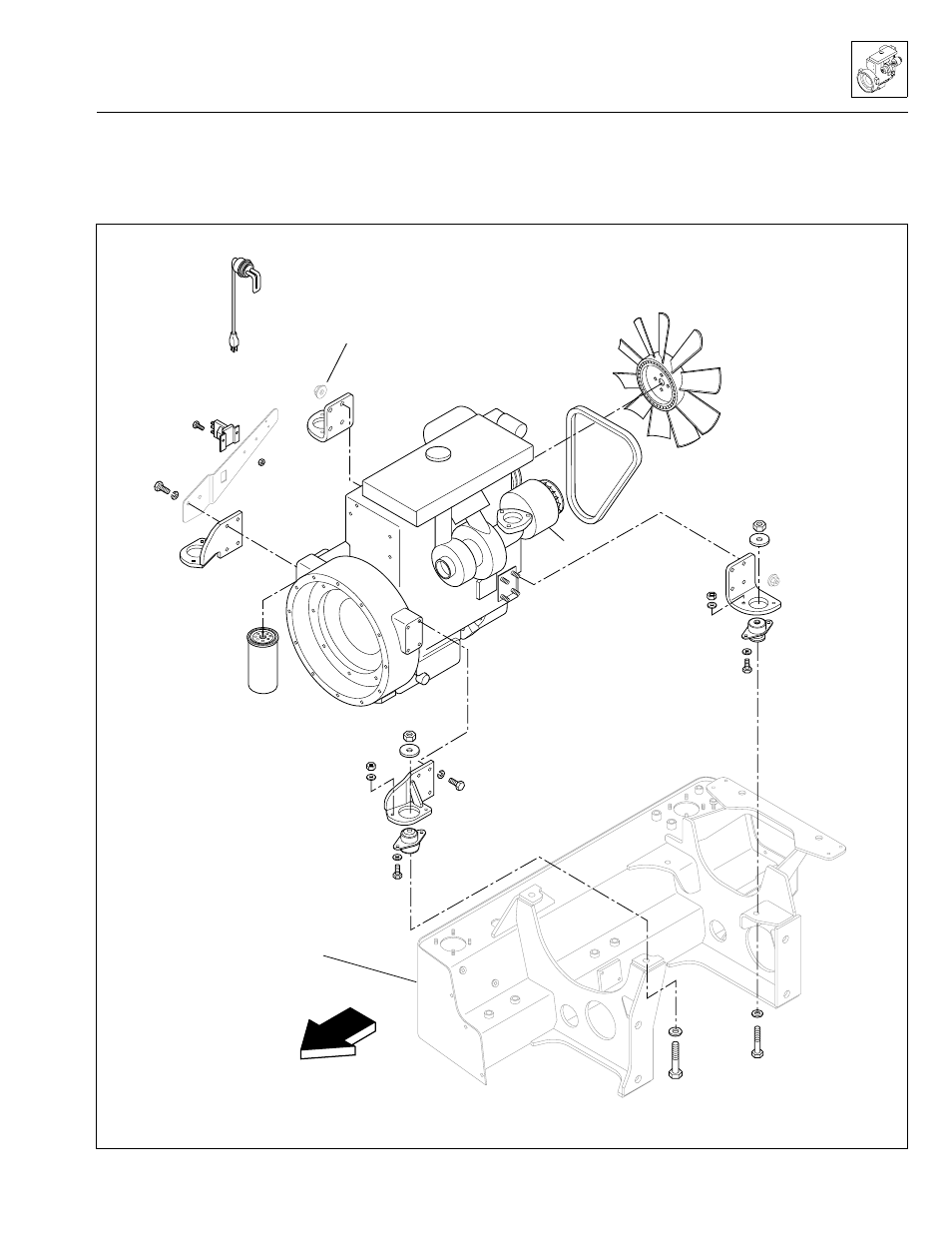 General overview, Perkins engine | SkyTrak 3606 Service Manual User Manual | Page 149 / 412