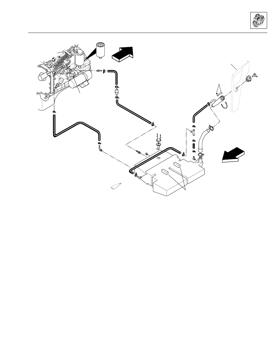 8b.7.1, Diesel fuel b-11, M 24, fig. 8b–7) | E (30), Cummins engine, 8b.7.1 diesel fuel | SkyTrak 3606 Service Manual User Manual | Page 181 / 412