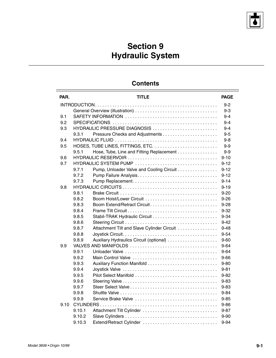 SkyTrak 3606 Service Manual User Manual | Page 195 / 412