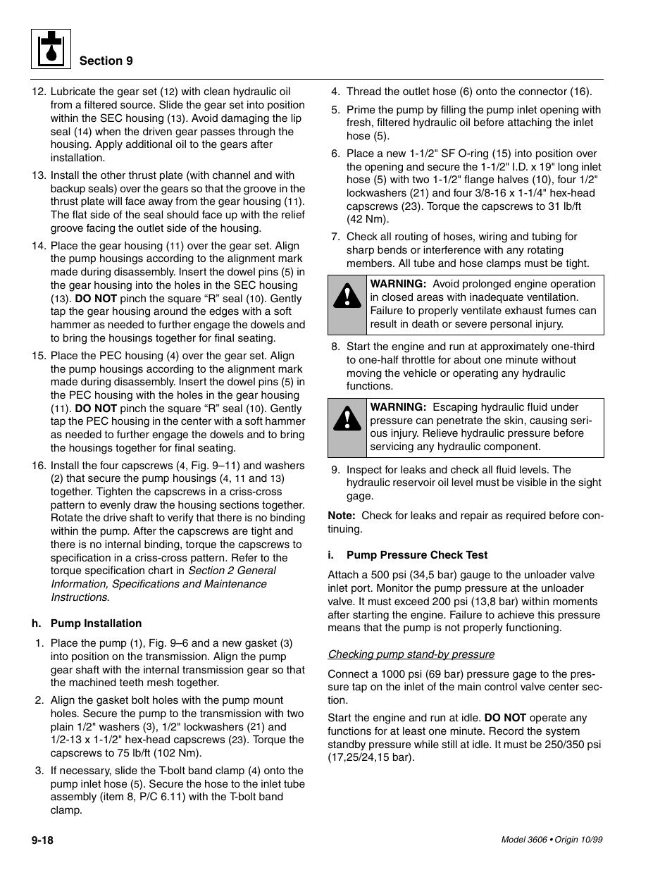 SkyTrak 3606 Service Manual User Manual | Page 212 / 412