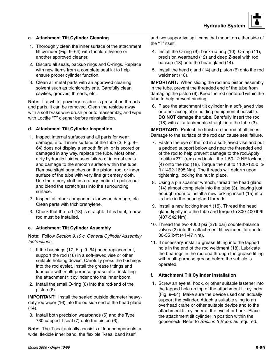 SkyTrak 3606 Service Manual User Manual | Page 283 / 412