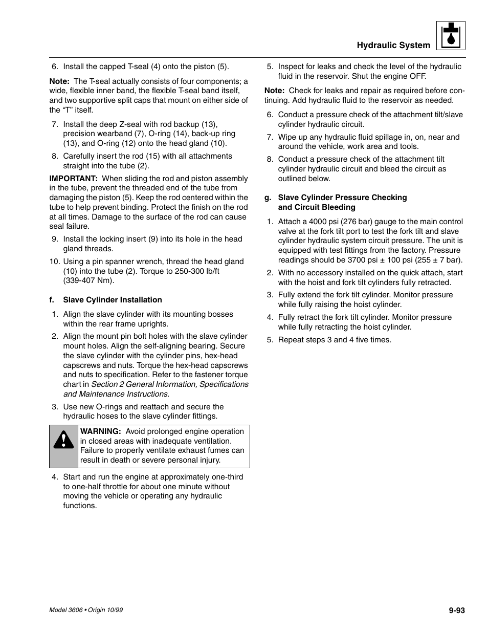 SkyTrak 3606 Service Manual User Manual | Page 287 / 412
