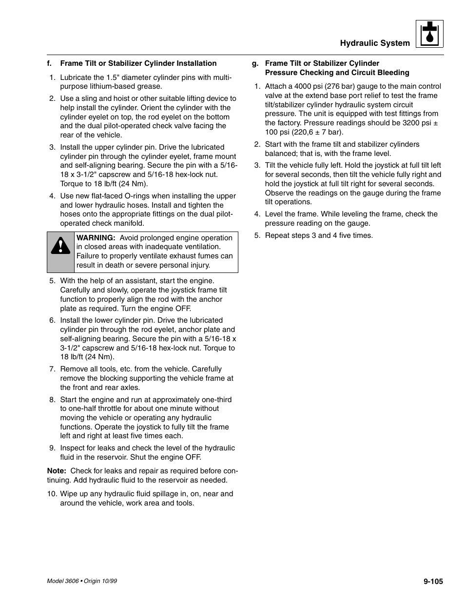 SkyTrak 3606 Service Manual User Manual | Page 299 / 412
