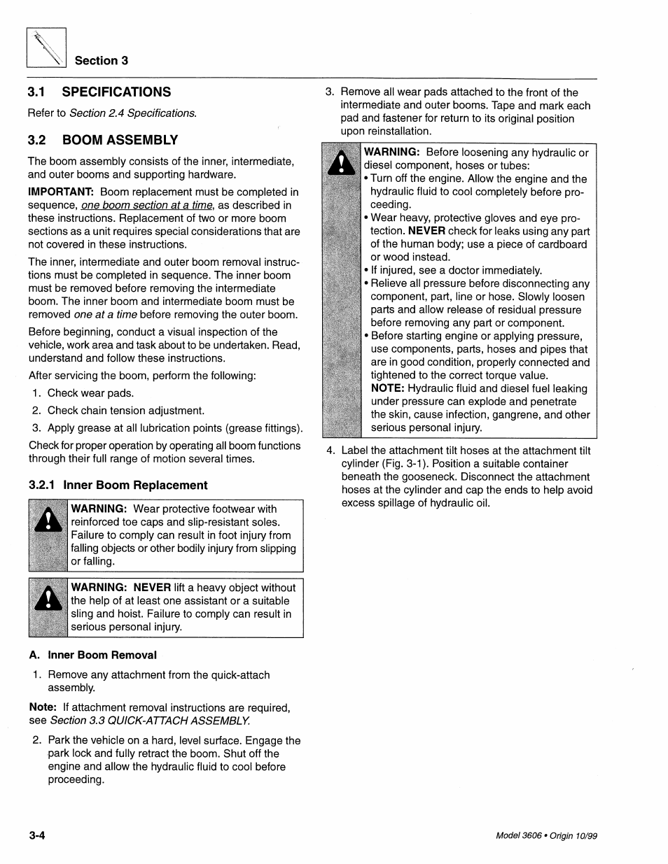 SkyTrak 3606 Service Manual User Manual | Page 64 / 412