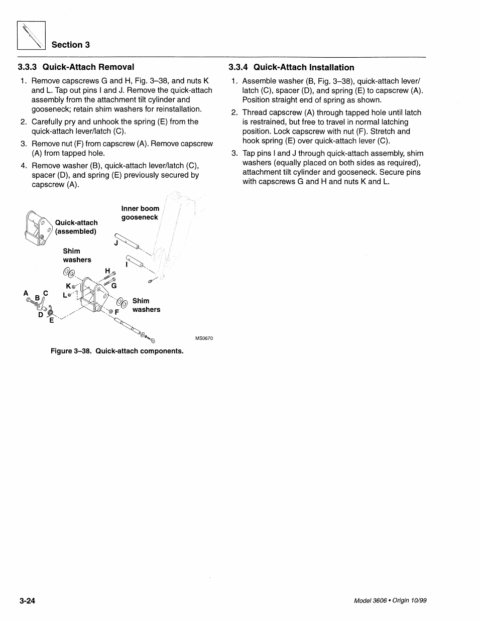 SkyTrak 3606 Service Manual User Manual | Page 84 / 412