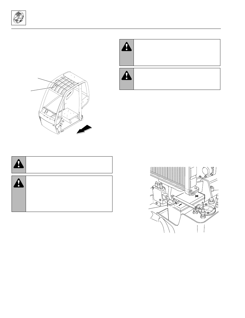 Serial number decal, Cab replacement, Cab removal | SkyTrak 3606 Service Manual User Manual | Page 90 / 412