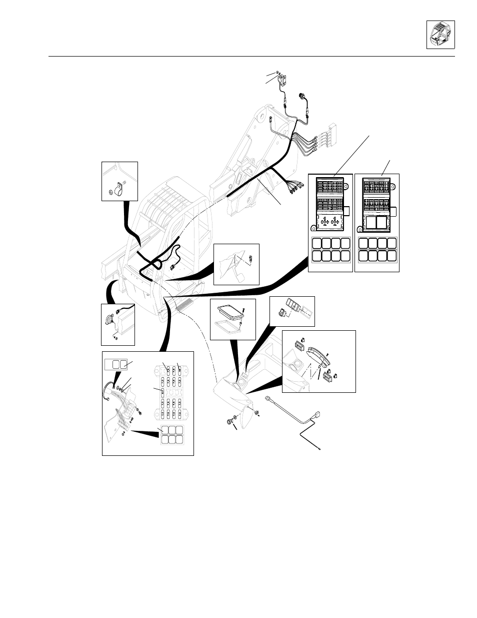 Cab, covers and mirrors | SkyTrak 3606 Service Manual User Manual | Page 93 / 412