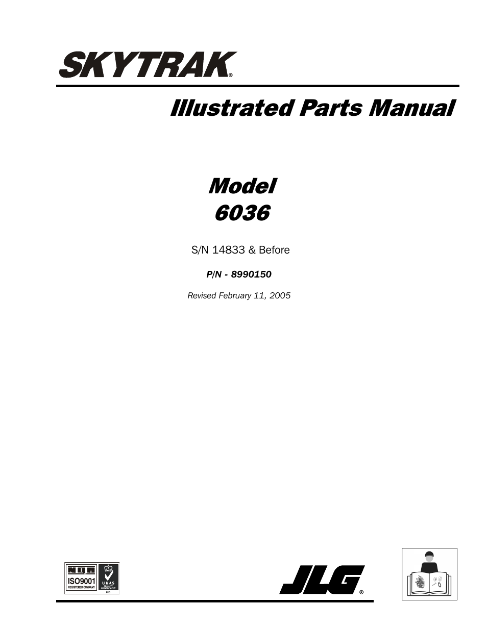 SkyTrak 6036 Parts Manual User Manual | 300 pages