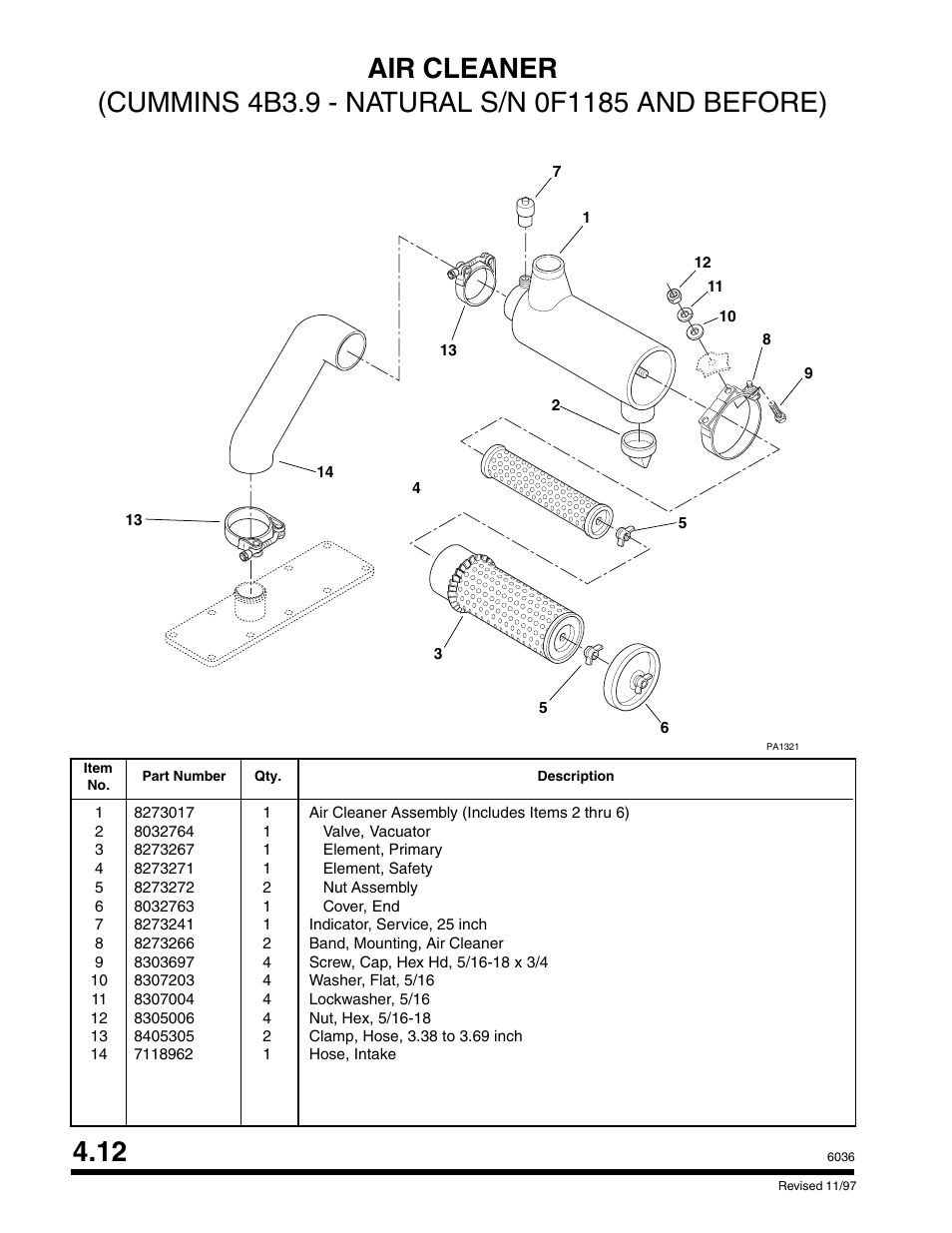 SkyTrak 6036 Parts Manual User Manual | Page 124 / 300