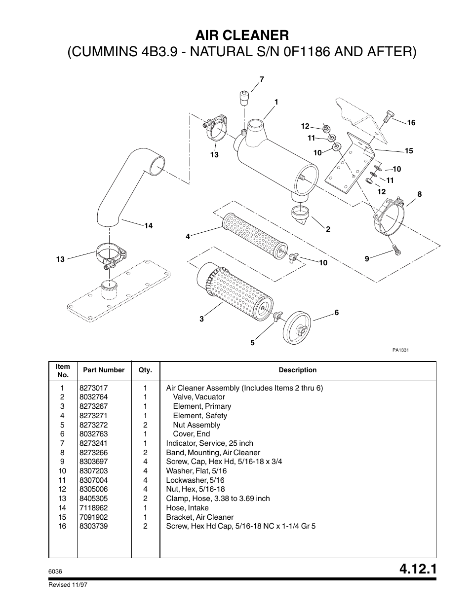 SkyTrak 6036 Parts Manual User Manual | Page 125 / 300