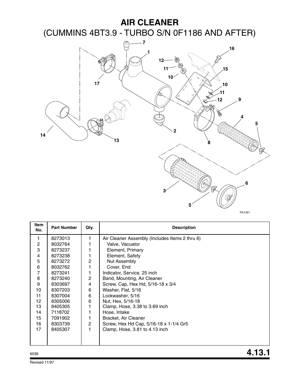 SkyTrak 6036 Parts Manual User Manual | Page 127 / 300