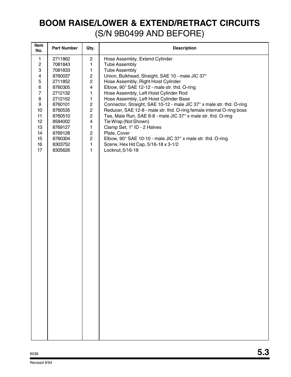 SkyTrak 6036 Parts Manual User Manual | Page 147 / 300