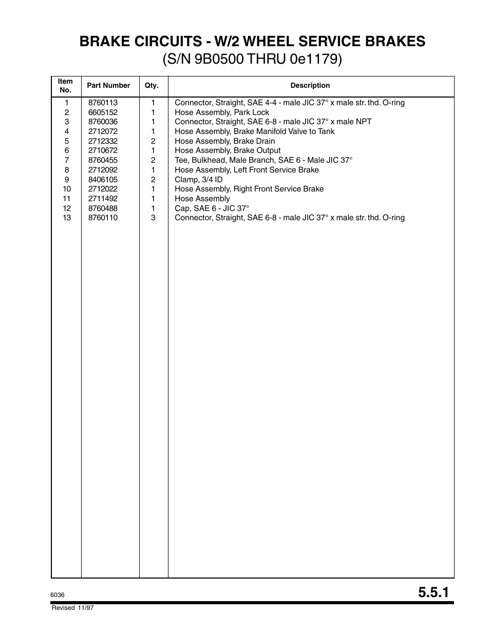 SkyTrak 6036 Parts Manual User Manual | Page 161 / 300