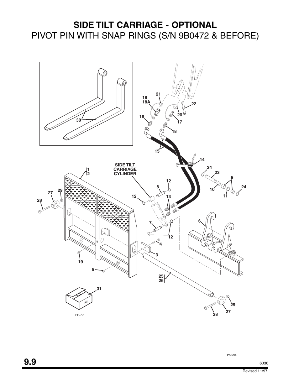 SkyTrak 6036 Parts Manual User Manual | Page 270 / 300