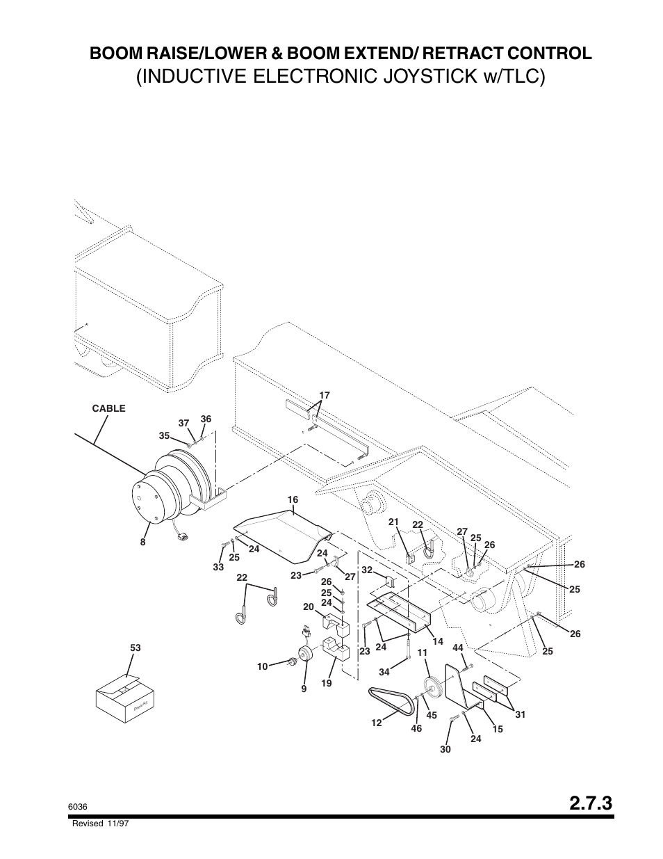 Inductive electronic joystick w/tlc) 2.7.3, Boom raise/lower & boom extend/ retract control | SkyTrak 6036 Parts Manual User Manual | Page 31 / 300