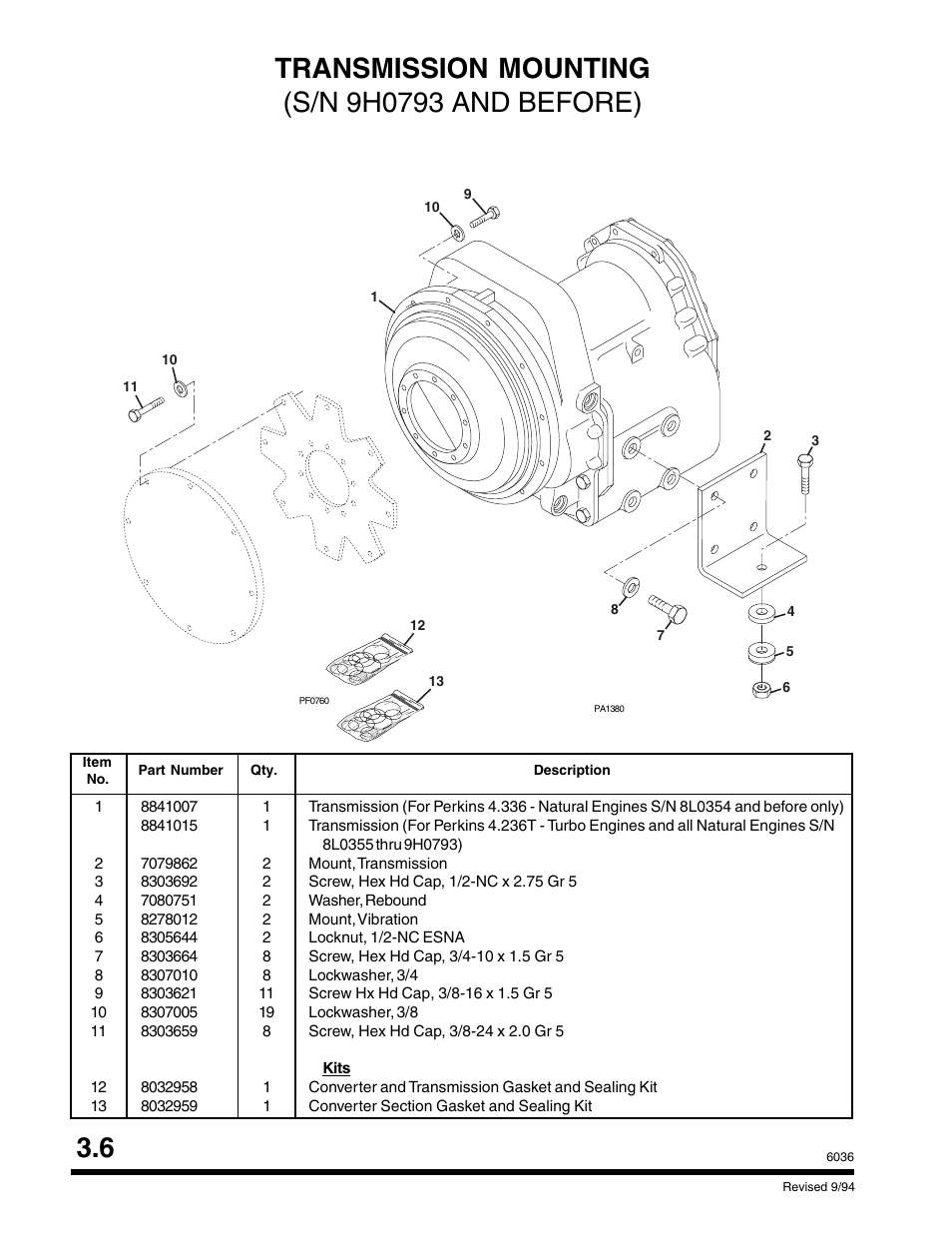 SkyTrak 6036 Parts Manual User Manual | Page 66 / 300