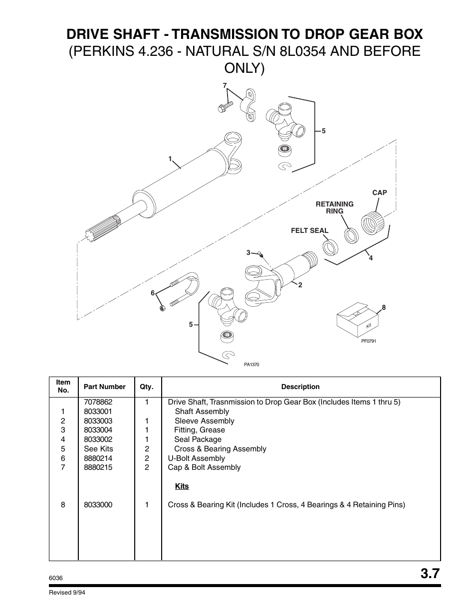 SkyTrak 6036 Parts Manual User Manual | Page 67 / 300