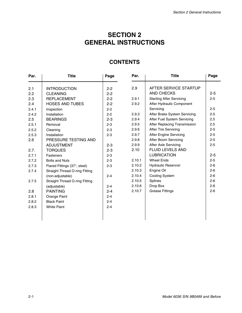 SkyTrak 6036 Service Manual User Manual | Page 12 / 280