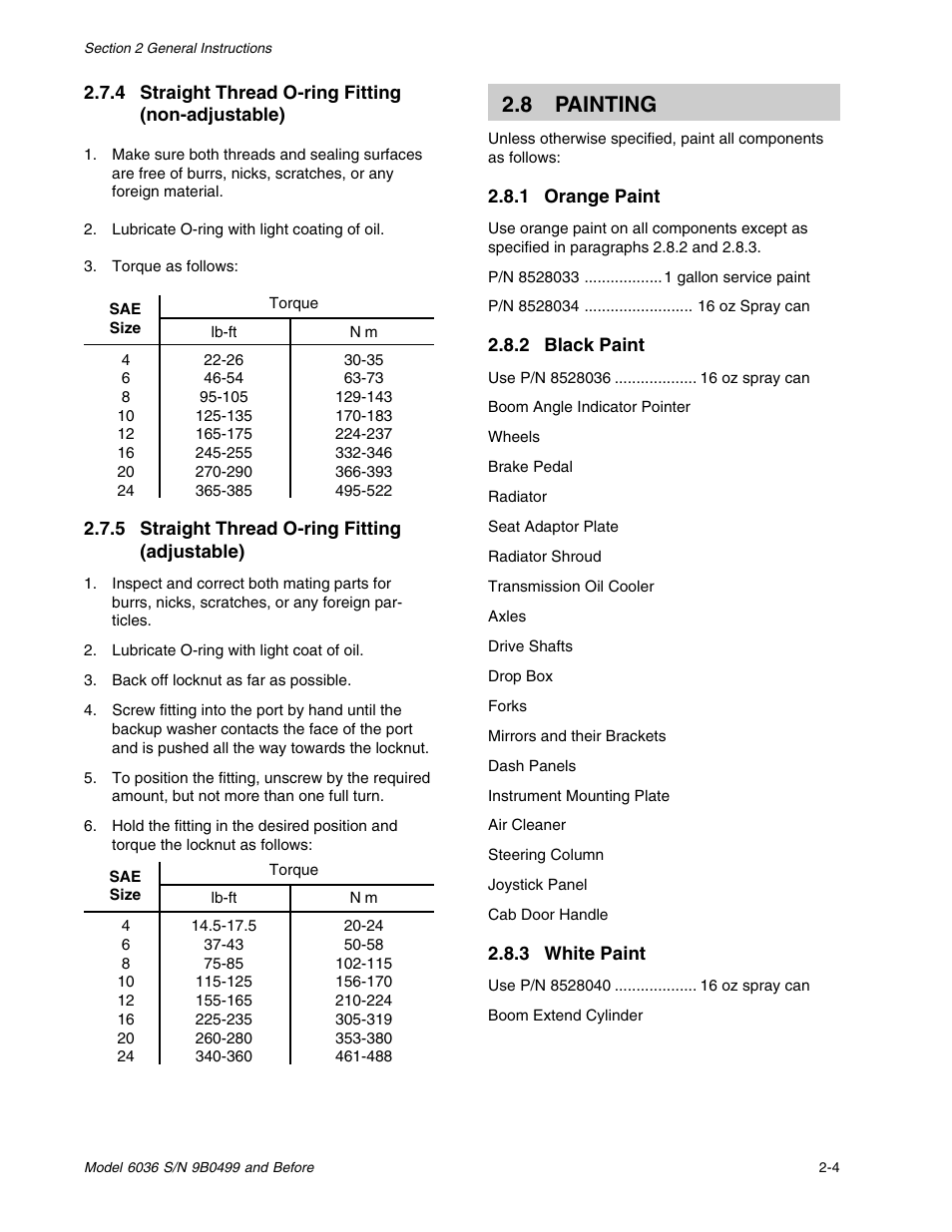 8 painting | SkyTrak 6036 Service Manual User Manual | Page 15 / 280