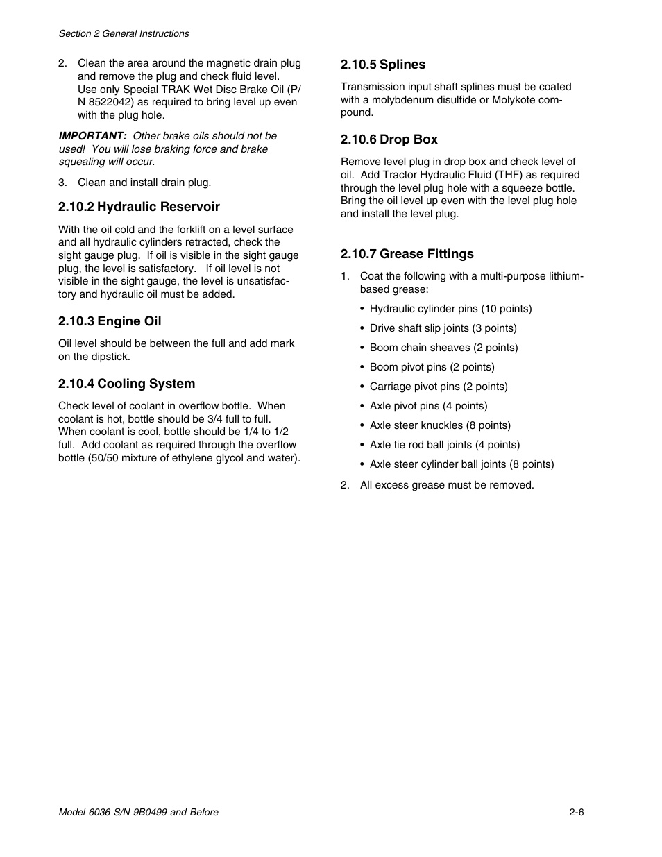SkyTrak 6036 Service Manual User Manual | Page 17 / 280