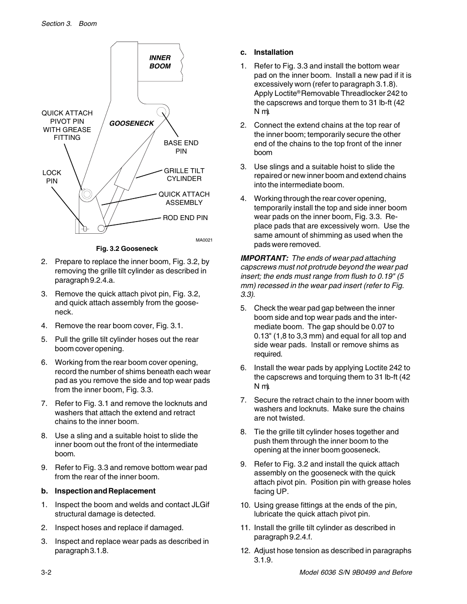 SkyTrak 6036 Service Manual User Manual | Page 20 / 280