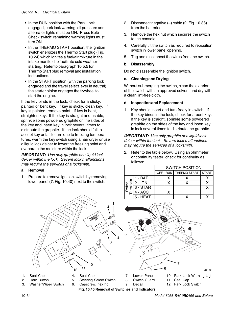 SkyTrak 6036 Service Manual User Manual | Page 228 / 280