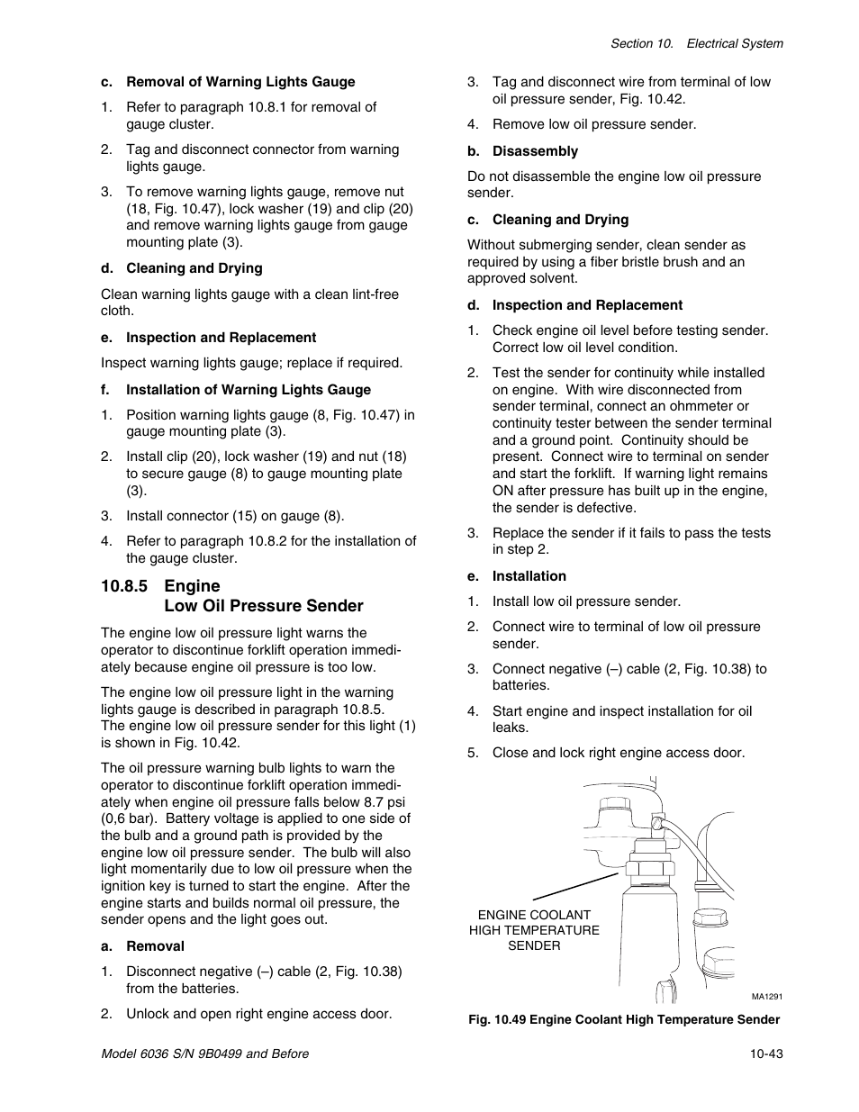 SkyTrak 6036 Service Manual User Manual | Page 237 / 280
