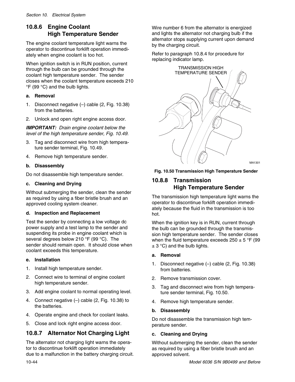 SkyTrak 6036 Service Manual User Manual | Page 238 / 280