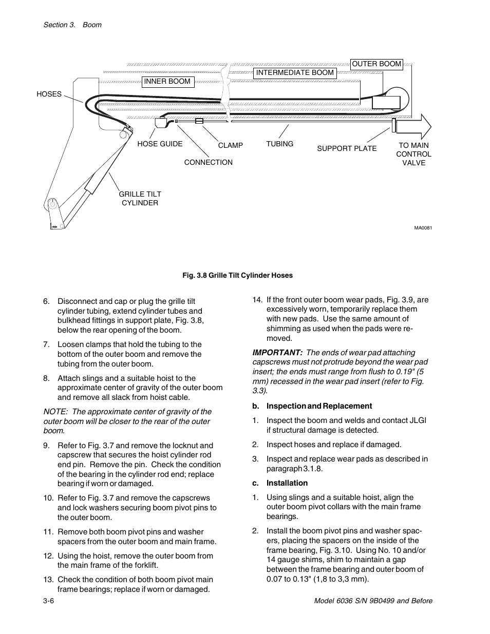 SkyTrak 6036 Service Manual User Manual | Page 24 / 280