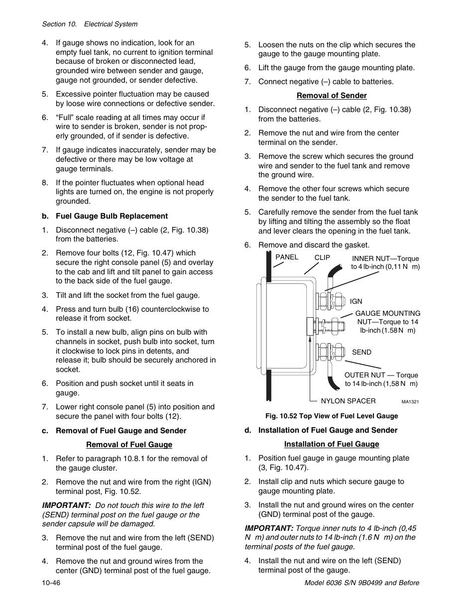 SkyTrak 6036 Service Manual User Manual | Page 240 / 280