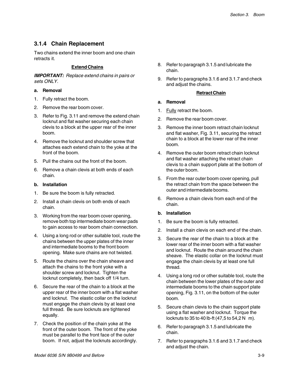 SkyTrak 6036 Service Manual User Manual | Page 27 / 280