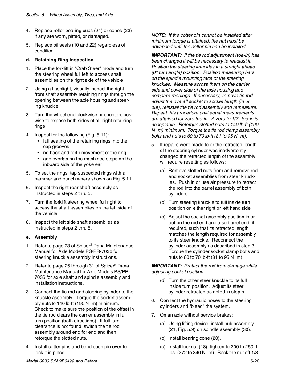 SkyTrak 6036 Service Manual User Manual | Page 65 / 280