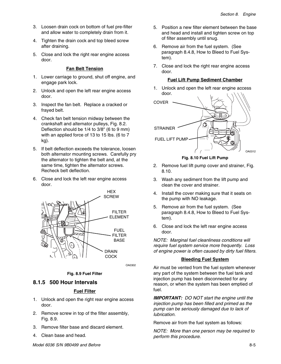 SkyTrak 6036 Service Manual User Manual | Page 91 / 280