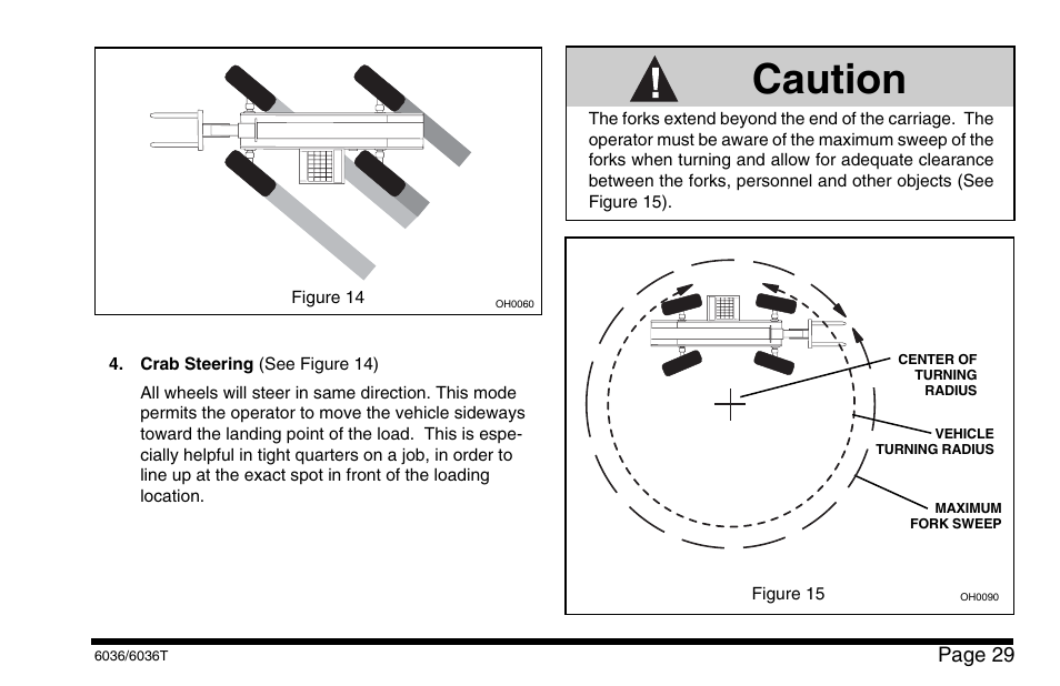 Caution, Page 29 | SkyTrak 6036 Operation Manual User Manual | Page 35 / 110