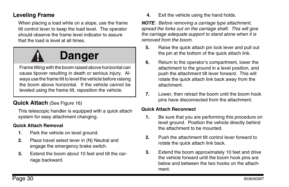 Danger | SkyTrak 6036 Operation Manual User Manual | Page 36 / 110