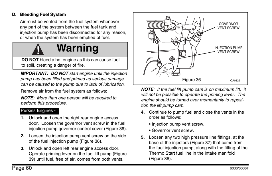 Warning | SkyTrak 6036 Operation Manual User Manual | Page 66 / 110