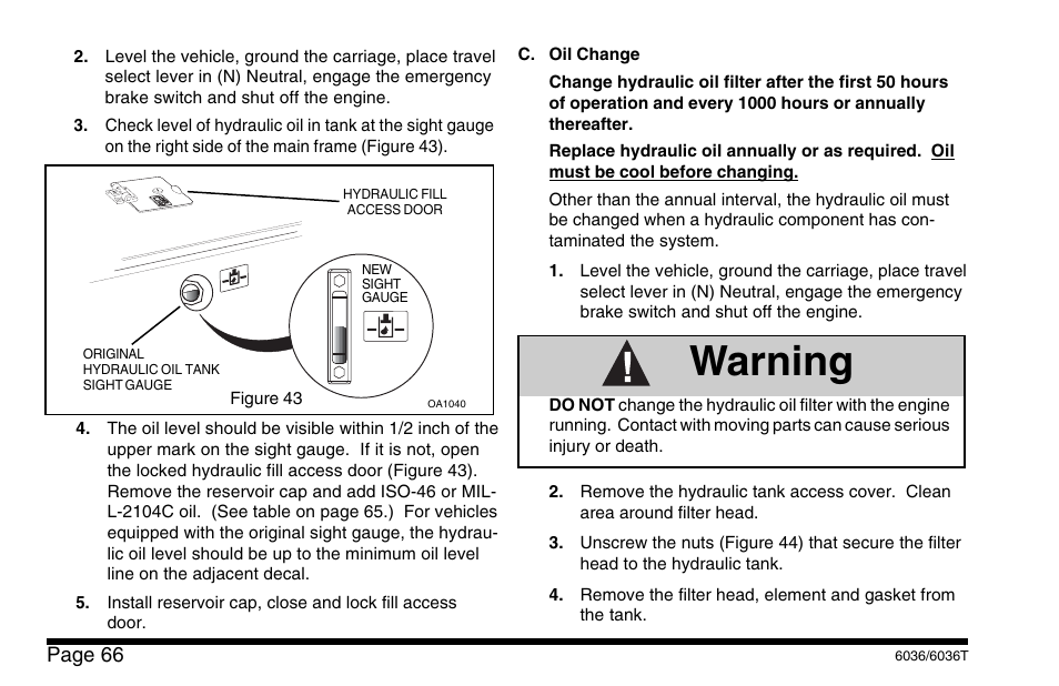 Warning | SkyTrak 6036 Operation Manual User Manual | Page 72 / 110
