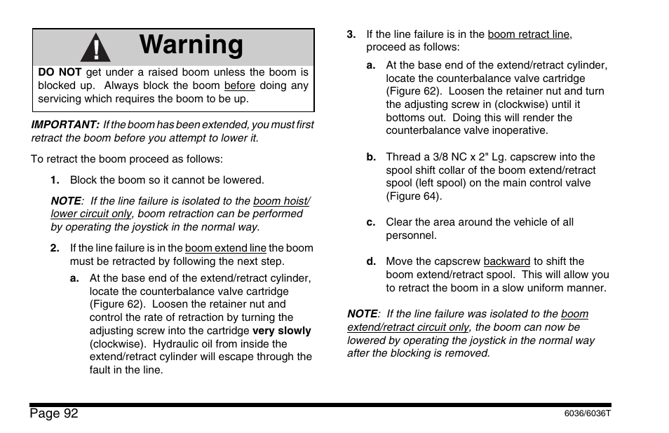 Warning | SkyTrak 6036 Operation Manual User Manual | Page 98 / 110