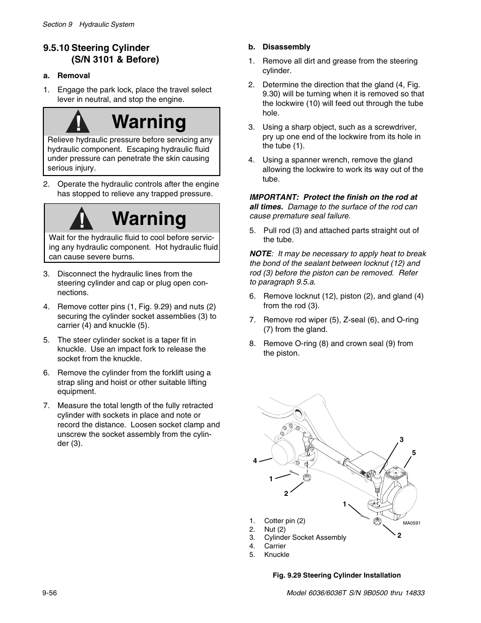 Warning | SkyTrak 6036 Service Manual User Manual | Page 206 / 342
