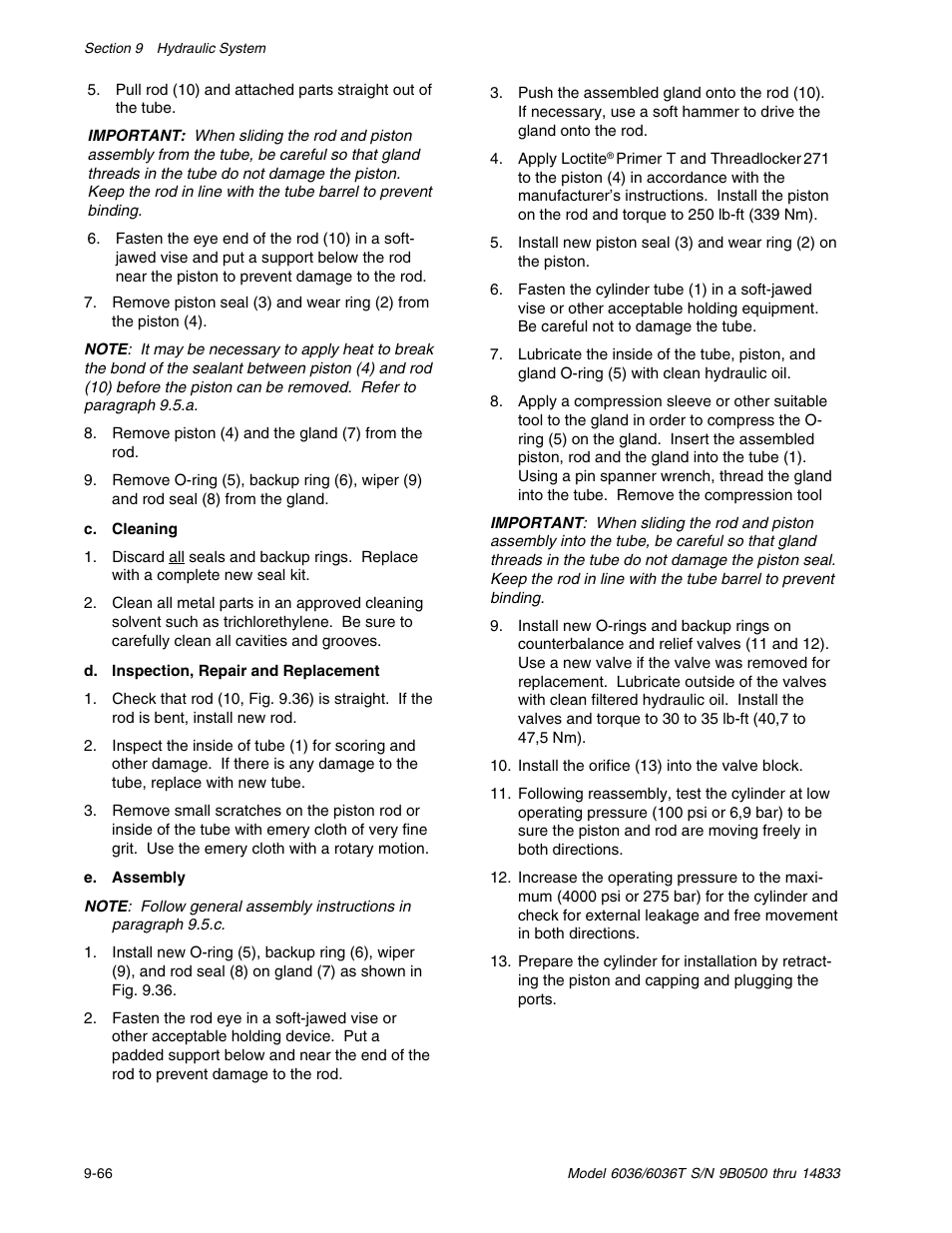 SkyTrak 6036 Service Manual User Manual | Page 216 / 342