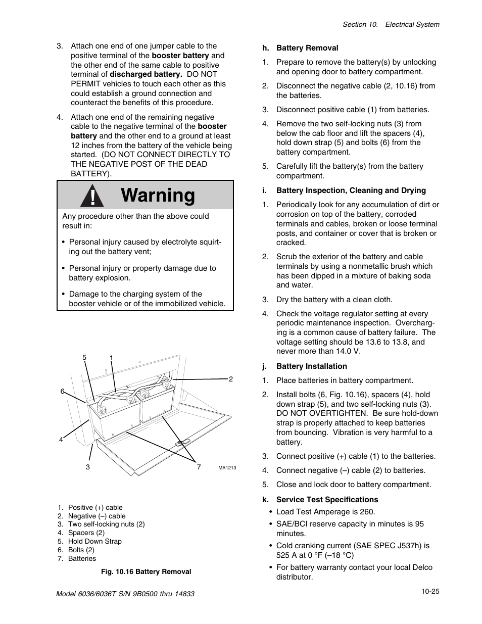 Warning | SkyTrak 6036 Service Manual User Manual | Page 287 / 342