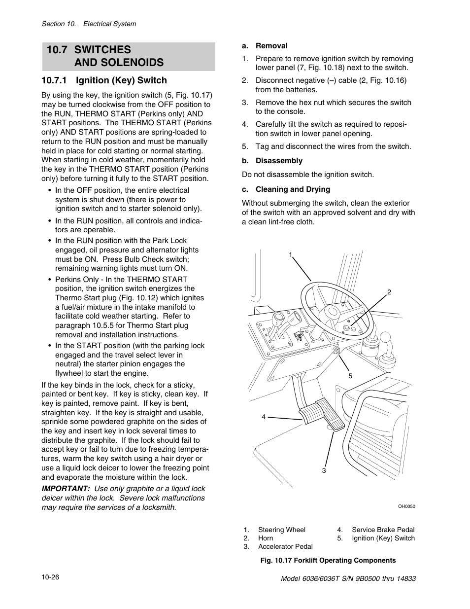 7 switches and solenoids | SkyTrak 6036 Service Manual User Manual | Page 288 / 342