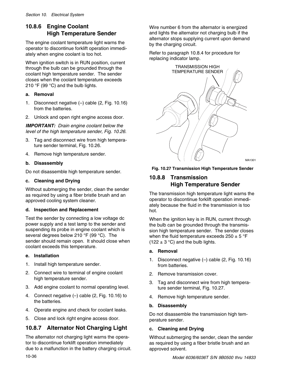 SkyTrak 6036 Service Manual User Manual | Page 298 / 342