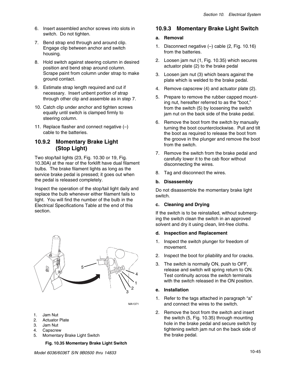 SkyTrak 6036 Service Manual User Manual | Page 307 / 342